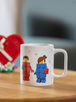LEGO - White Love Ceramic Coffee & Tea Mug