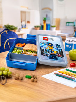 LEGO - Blue City Series Kids Lunch Box with Divider
