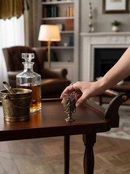 Smokey Cocktail - Antique Grey Premium Designer Eagle Shot Glasses (Pack Of 6)