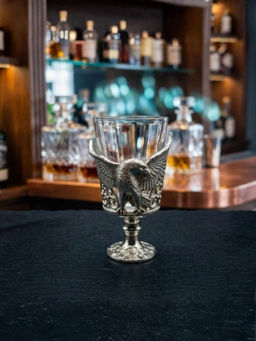 Smokey Cocktail - Silver Premium Designer Shot Glasses (Pack Of 6)
