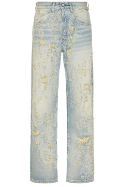 Aries - Destroyed Lace Batten Jeans