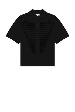 McQueen - Frogging Print Polo