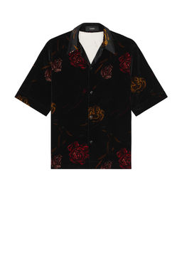 Amiri - Floral Velvet Camp Shirt