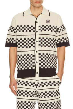 Amiri - Checkered Mesh Shirt