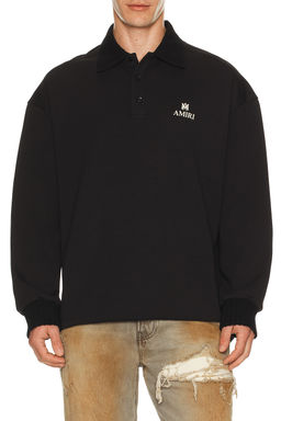 Amiri - MA Oversized Long Sleeve Polo