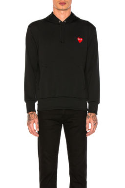 COMME des GARCONS - Red Emblem Poly Hoodie