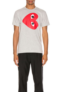 COMME des GARCONS - Sideways Heart Logo Tee