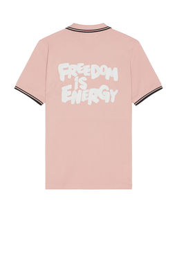 COMME des GARCONS - x FRED PERRY FREEDOM is ENERGY Polo