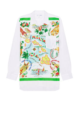 COMME des GARCONS - Wide Classic Hawaiian Map Shirt