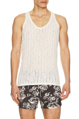 Commas - Pointelle Knit Tank
