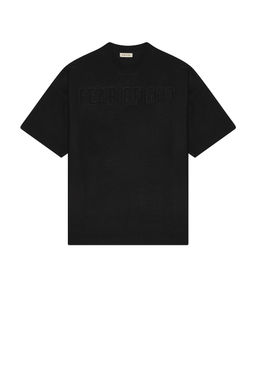 Fear of God - Boiled Wool Logo Patch Short Sleeve Tee