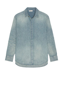 Fear of God - Denim Button Up Shirt in Indigo 2