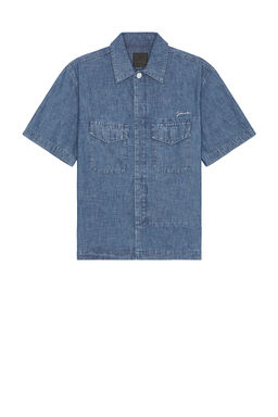 Givenchy - Short Sleeve Chambray Shirt