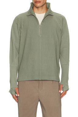 Homme Plisse Issey Miyake - Monthly Colors November Turtleneck Quarter Zip Pullover