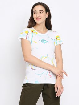 Being Human - Women's White Relax Fit T-shirt