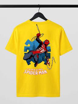 Greylongg - Yellow Men's Printed T-Shirt