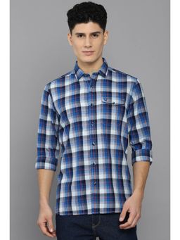 Allen Solly - Men Checks Blue Shirt