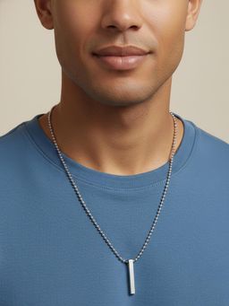 NVR - Men's Silver Plated Necklace