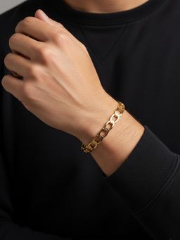 NVR - Men's Gold Plated Cuff Bracelet