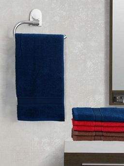 KOPA - Quick Dry 100% Cotton Soft Terry Towel -6Pc Hand Towel D'Ross Solid-Multi