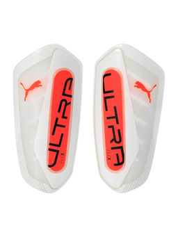 Puma - White Ultra Flex Football Sleeves Unisex Shinguards