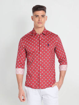 U.S. Polo Assn. Denim Co. - Motif Print Twill Shirt