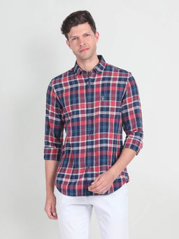 U.S. Polo Assn. Denim Co. - Plaid Check Slim Shirt