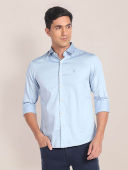 U.S. POLO ASSN. - Cutaway Collar Solid Shirt