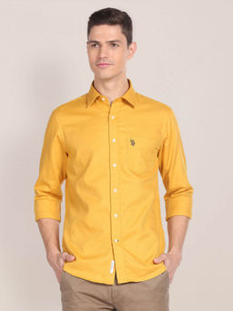 U.S. POLO ASSN. - Solid Dobby Shirt