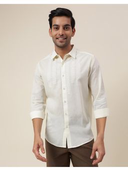 Fabindia - Natural Cotton Embroidered Shirt