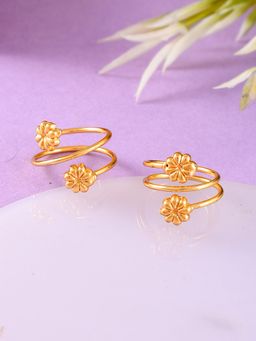 Silvermerc Designs - Gold Plated Handcrafted Casual Toe Ring