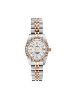 Jacques Du Manior - Inspiration Swiss Made Analogue White Round Dial Womens Watch- Nrop.24