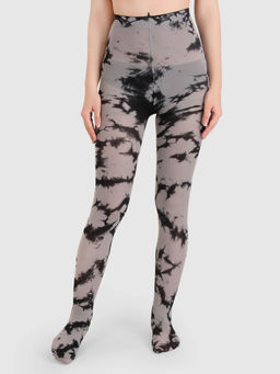 BRACHY - Women Self Design Semi-Sheer stockings