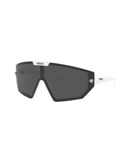 VERSACE - Unisex Uv Protected Grey Lens Irregular Sunglasses(Clip-On) - 0VE4461314/8747