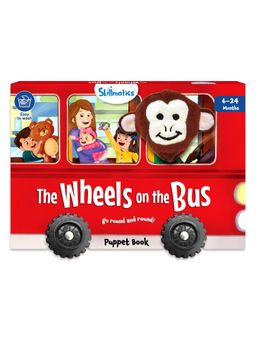 Skillmatics - The Wheels on The Bus Interactive Finger Puppet Coth Puppet Book