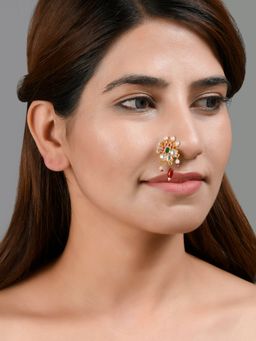 Silvermerc Designs - Traditional Gold Plated Ethnic Nosering