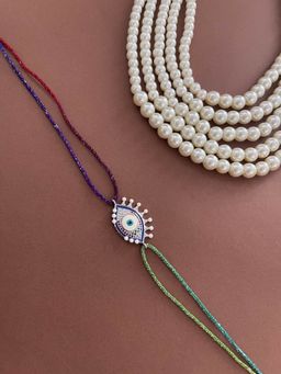 Digital Dress Room - American Diamond Evil Eye Rakhi Thread Rakhi