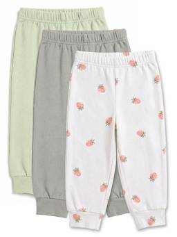 Cocoon Care - Bamboo Cotton Solid Pyjamas for Kids- Multi-Color (Pack of 3)