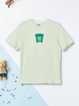 max - Boys Printed T-shirt-Green