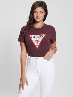 Guess - Women Graphic Printed Short Sleeves T-Shirt