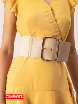 Twenty Dresses by Nykaa Fashion - Beige Box It Up Belt
