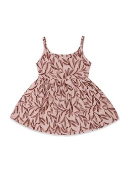 KOALA KIDZ - Brown Printed Dress