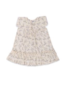 KOALA KIDZ - Cream Printed Dress