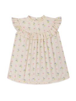 KOALA KIDZ - Cream Printed Dress