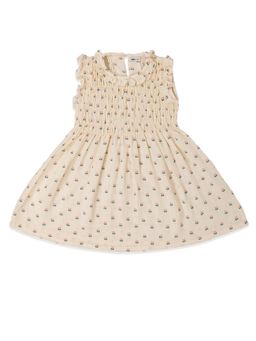 KOALA KIDZ - Cream Printed Dress