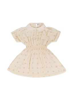 KOALA KIDZ - Cream Printed Dress