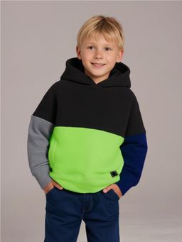 CHERRY CRUMBLE BY NITT HYMAN - Multi-Color Colorblock Hoodie