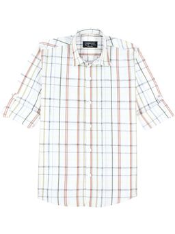 CHARCHIT - Red Boys Checked Casual Shirt