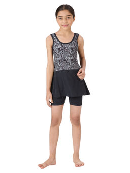 Black Panther - Charcoal Girls Fashion Swimsuit