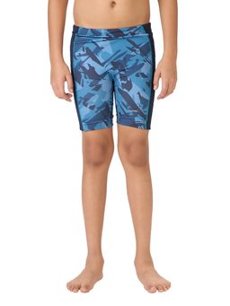 Black Panther - Navy Blue Boys Swim Jammer